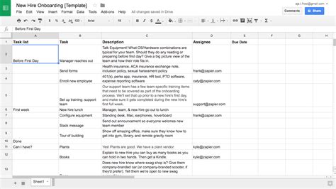 online dating spreadsheet template